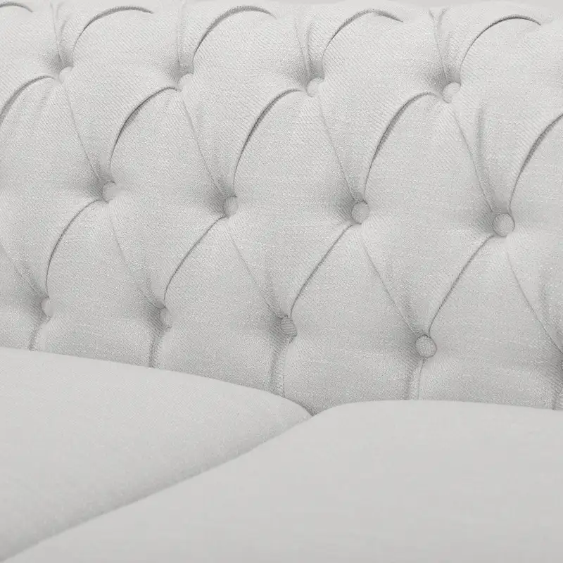 Parkhurst Tufted Grey Chesterfield Sofa by Christopher Knight Home