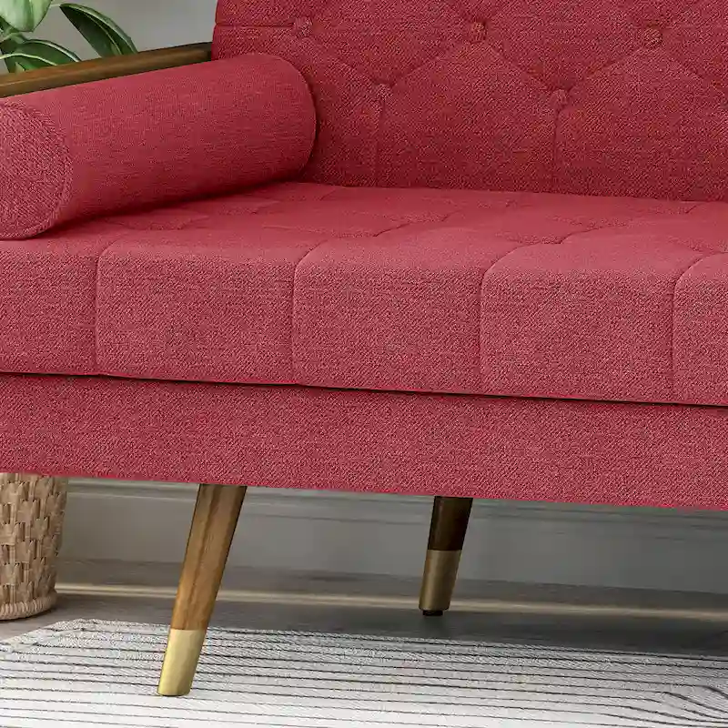 Jalon Tufted Fabric Sofa by Christopher Knight Home