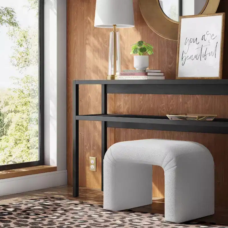 Cicely Waterfall Ottoman - Threshold