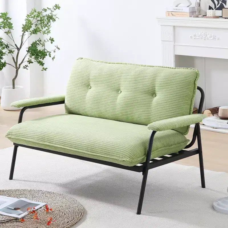 Inch Green Sofa Easily Handing Various Scenarios for Small Apartment Living Room Bedroom