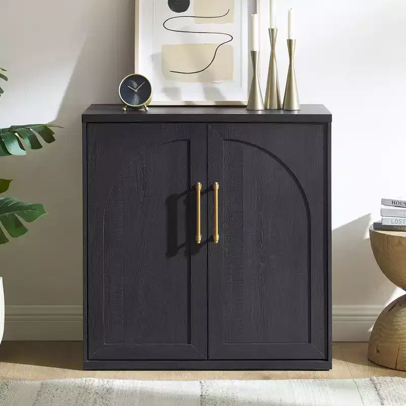 Sideboard Buffet Cabinet with Storage, Accent Cabinet with Adjustable Shelf, Wood Coffee Bar Table Console for Kitchen, Living Room