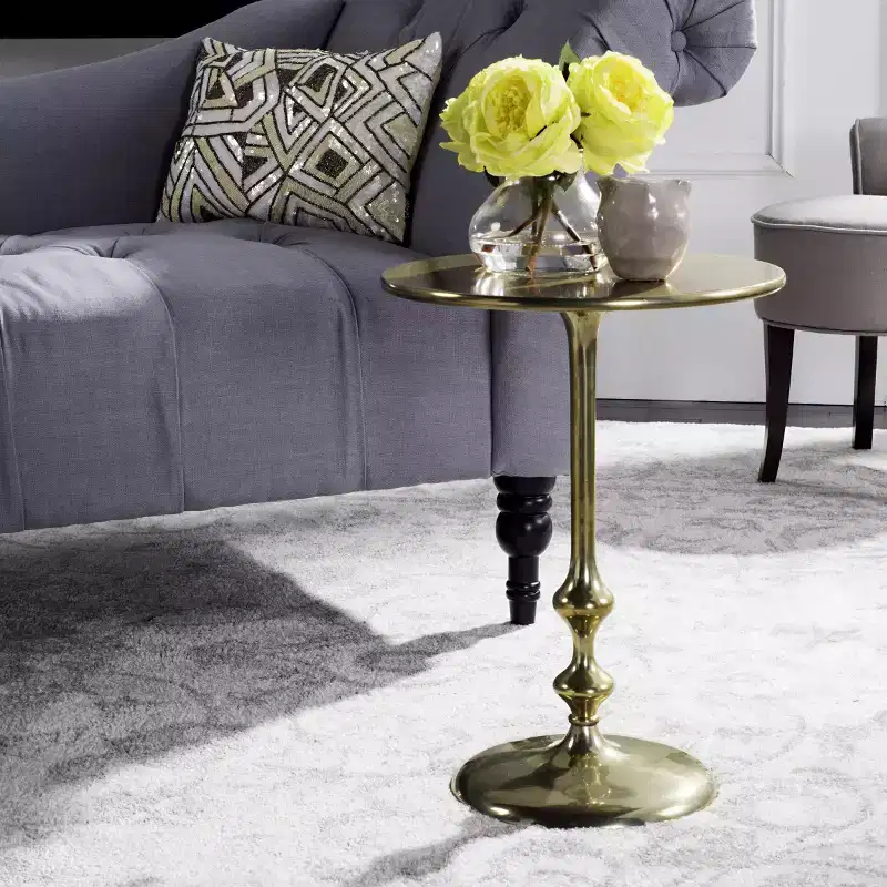 Hydra Round Side Table - FOX5520 - Safavieh Couture