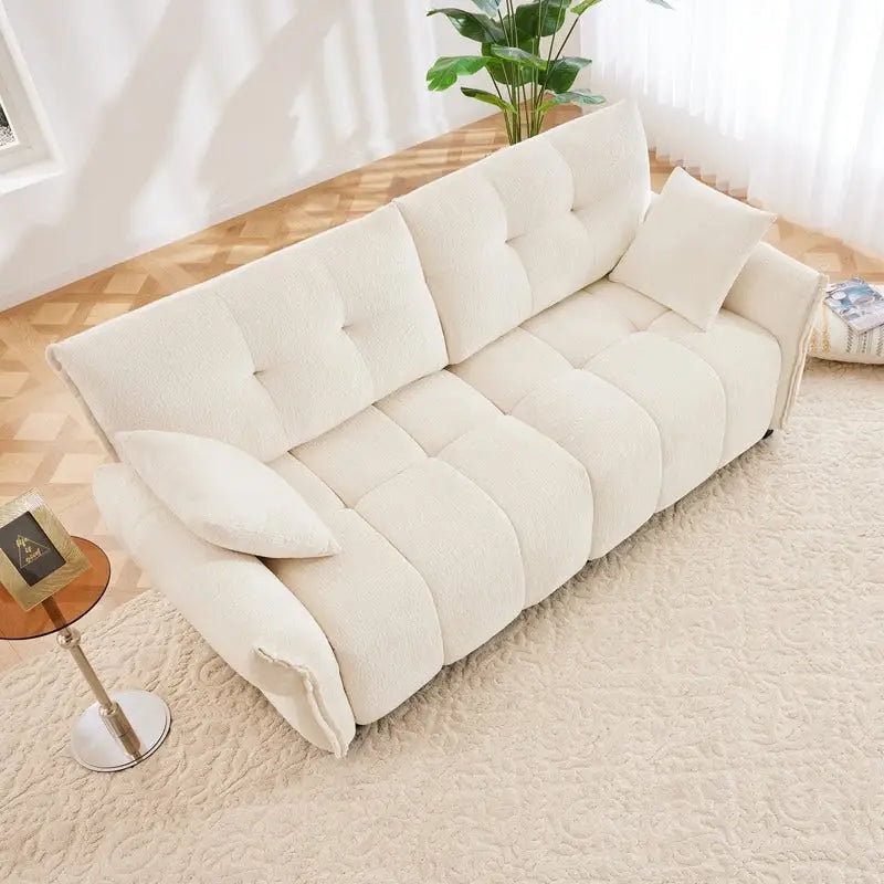78.7 Chenille Two Seater Upholstered Sofa