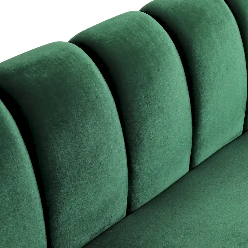 Bobran Modern Velvet 3-seat Sofa by Christopher Knight Home - 30.00 D x 83.25 W x 30.25 H